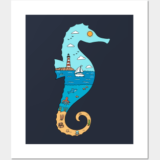 Seahorse Nature Posters and Art